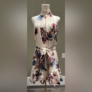 NWT VICI Sleeveless Belted Floral Dress
